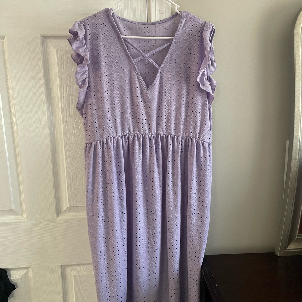 SHEIN Lavender Midi Dress